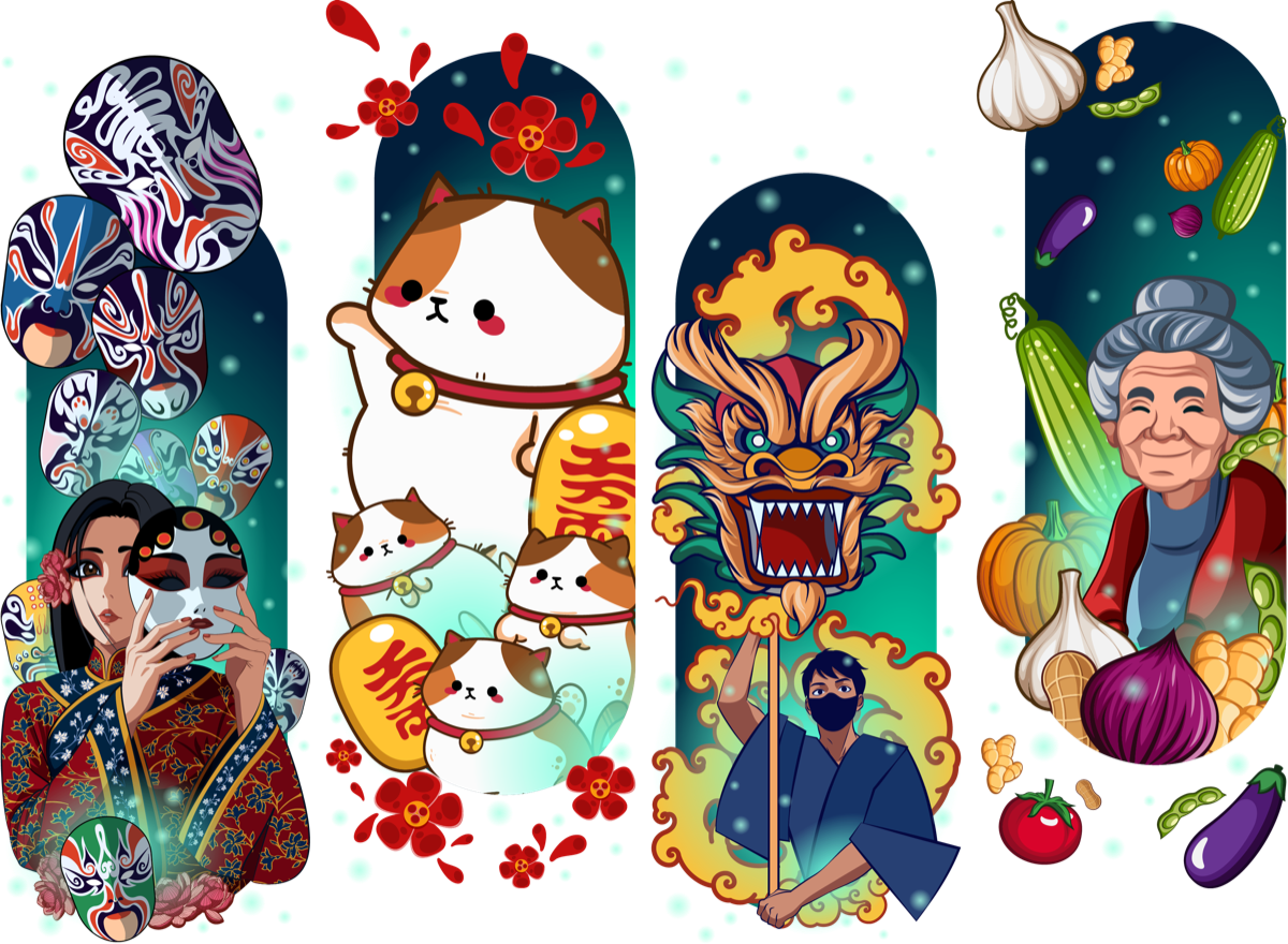 ScratchMania game characters